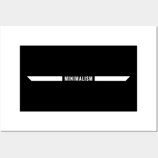 Single Lined Minimalism (white version) - Minimal DM Posters and Art